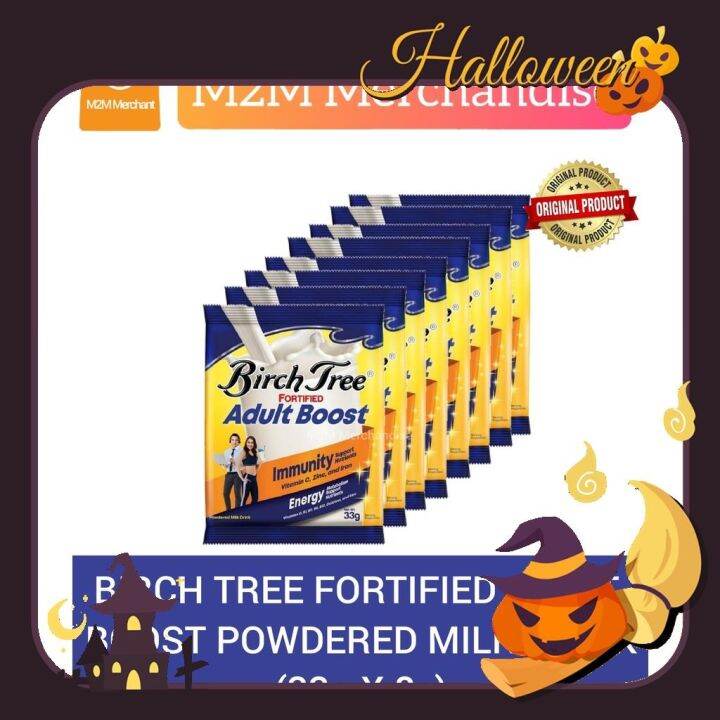 BIRCH TREE FORTIFIED ADULT BOOST MILK DRINK (33g X 8s) SACHET Lazada PH