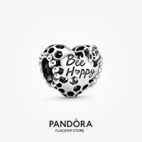 Official Store Pandora Bee Happy Honeycomb Heart Charm