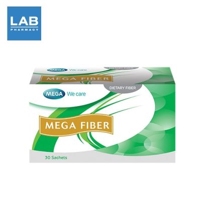 Mega We Care MEGA FIBER 30s เมก้า ไฟเบอร์ อาหารเสริมพรีไบโอติกปรับสมดุลระบบขับถ่าย