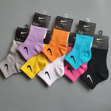 Orange jordan outlet socks