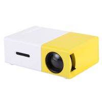 YG-300 0.8-2M 24-60 นิ้ว 400-600 Lumens LED Projector HD Home Home พร้อม 3 in 1 วิดีโอแปลงเคเบิลและตัวควบคุมระยะไกลขนาด: 12.6 x 8.6 x 4.6 ซม. ปลั๊กสหภาพยุโรป (One year warranty)