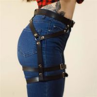 【YF】◊∋✧  Leather Harness Waist Leg Garter Punk Goth Suspender Band