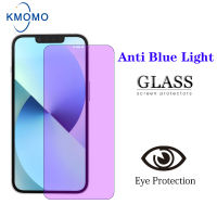 [กันแสงสีฟ้า] ฟิล์มกระจก For iPhone 14 Pro Max 12 Mini 11 X Xr Xs 7 8 6 6s Plus SE 2020 ฟิล์มกระจกถนอมสายตา