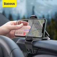 BASEUS ที่วางโทรศัพท์ในรถยนต์ 360 องศา GPS นำทางแดชบอร์ดที่วางโทรศัพท์ยืนในรถสำหรับโทรศัพท์สากลคลิป M ount B Racket อุปกรณ์เสริมมือถืออุปกรณ์เสริมในรถยนต์ติดตั้งกับรถยนต์