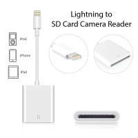 การ์ดรีดเดอร์ SD &amp; Micro SD สายต่อคอมพิวเตอร์อะแดปเตอร์สำหรับ SD Card Reader, Lightning Adapter Cable for iPhone X 8 7 6 6 S PLUS