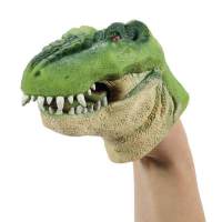 Schylling : SCLDHP-GR*  หุ่นมือ Dino Hand Puppet  (1  PK) - GREEN