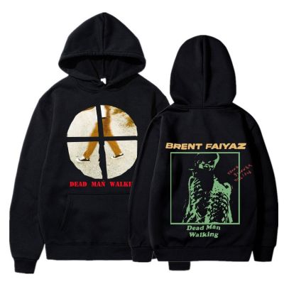 Rapper Brent Faiyaz Dead Man Walking Hoodie Long Sleeve Pullover Men Tracksuit Harajuku Streetwear 90s Hip Hop Sweatshirts Size XS-4XL