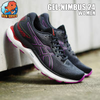 [SALE] ญ Asics รุ่น GEL Nimbus 24 1012B201 004 สี ดำคาดชมพู FFblast+ ขายแต่ของเเท้เท่านั้น