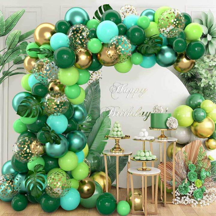 cc-145pcs-balloons-garland-arch-jungle-birthday-kid-wedding-supplies-baby-shower-baloon