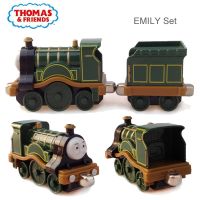 Thomas And Friends Magnetic Train 1: 43 Metal Alloy Model Boys Toys Vehicles Beautiful Locomotive Emily And Carriage Kids Toy