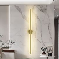 hyfvbujh❅☾ Luxury Grille Minimalist Room TV Background Bedroom Bedside Lamp Strip Wall