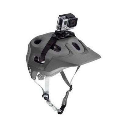 ☄◑✢ Video Black Adapter Mount Accessories Helmet Strap Holder Sports Camera Action Adjustable Belt Bicycle Durable Vented