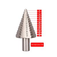 Metric 5-35mm Pagoda Shape HSS Triangle Shank Pagoda Metal Steel Step Drill Bit Hole Drill Cone Drill Countersink Titanium Bit Drill Bits  Accessories