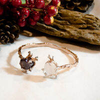 เครื่องประดับ Rockmejewelry รุ่น Snowflake Bangle กำไลข้อมือ ทองเหลือง (Customized 15 Days)