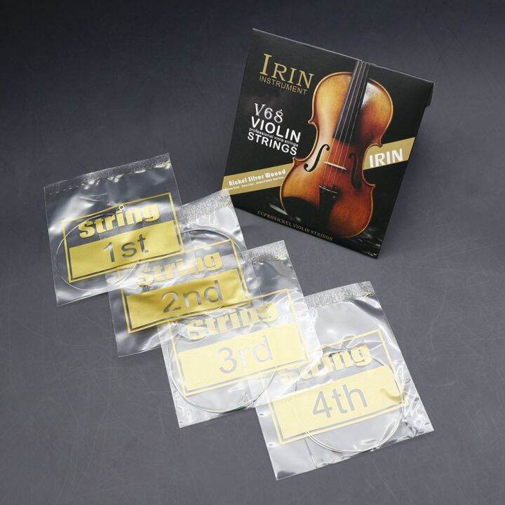 v68-multiple-colors-violin-strings-e-a-d-g-wound-for-4-4-3-4-1-2-1-4-music-accessories