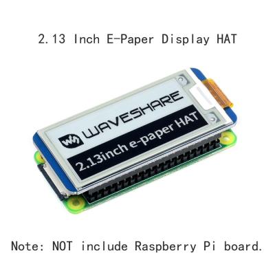2.13inch e-Paper E-Ink e Paper Display Screen Module HAT for Arduino RPI 0 Raspberry Pi Zero 2 W WH 3A 3B Plus 3 4 Epaper Eink