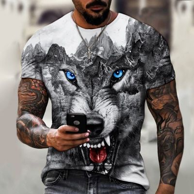 Hot Selling Mens T-shirts Fun 3D T-shirt Summer Casual Tops Fashion O-neck Short Sleeve Boys Clothing High Street Streetwear