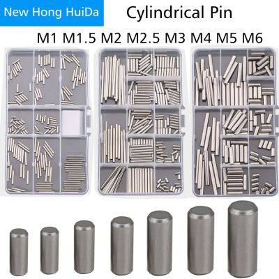 Cylindrical Pin Locating Dowel 304 Stainless Steel Assortment Kit M1 M1.5 M2 M2.5 M3 M4 M5 M6 Clamps