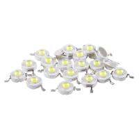 20 Pcs High Power 2ขา3W LED สีขาวลูกปัด Emitters 170-190Lm 6000K