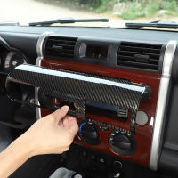 For Toyota FJ Cruiser 2007-2021 ABS Car Central Control Air Conditioner Air Outlet Frame Cover trim Sticker Car Accessories