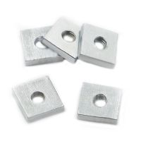 DIN562 M3 M4 M5 M6 M8 Zinc Plating White Carbon Steel Square Thin Nuts