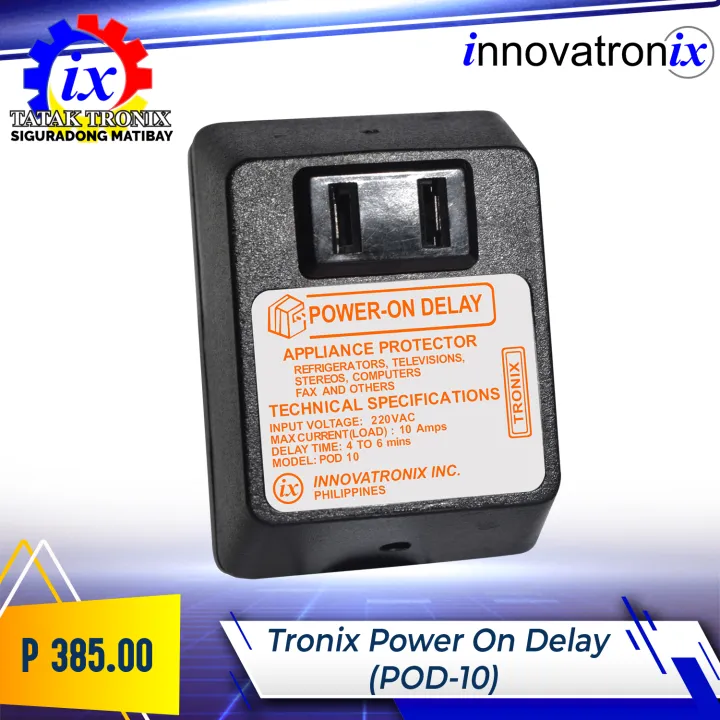 Innovatronix/Tronix POD10 Power on Delay POD10 / POD 10 Appliance