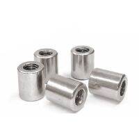 [Haotao Hardware] 20ชิ้น/ล็อตรอบ Coupling Nuts M3 M4 M5 M6 M8 304สกรูตะกั่วสแตนเลสการเชื่อมต่ออ่อนนุช