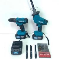 ชุดเลื่อยชักไร้สาย Makita + สว่านไร้สาย 3 ระบบ Makita 229 V