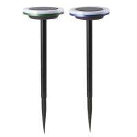 【LZ】▥☄☍  Outdoor LED enterrado Jardim Luz impermeável lâmpada de gramado Home Pathway decorativo 12 LEDs 600mAh IP65