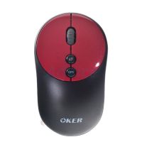 OKER Wireless Optical Mouse (V31) Black/Red