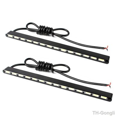 【hot】✧◙✁  2pcs SMD 7030 14 LEDs Led Strip Car Styling DRL Daylight