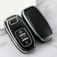 lujie TPU Car Remote Key Case Cover Shell Fob for Audi A1 A3 A4 A5 A6 A7 A8 Quattro Q3 Q5 Q7 S4 S5 S6 S7 S8 R8 TT Keychain Accessories