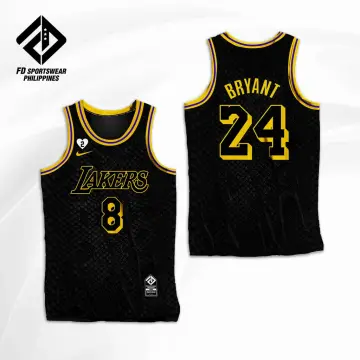 Design Bryant #24 Mamba Basketball Jersey Snake Skin Black Dunk Character