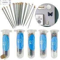 LEAPEN 100Pcs หรูหรู Entomology การศึกษาเพื่อการศึกษา ความแข็งสูงสูง อุปกรณ์กำจัดแมลง ตัวอย่างพิน เข็มสำหรับเย็บ หมุดพิน