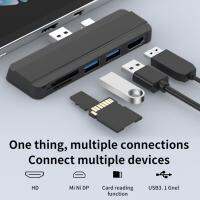 [HOT HAIXWLXKWW 589] 5 1 USB Docking Station สำหรับ Surface 4 3 Hub Dock พร้อมช่องเสียบ3.0ที่เข้ากันได้