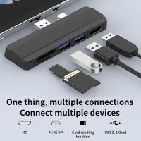 Lamberts Mosible USB HUB 3.0 Docking for 4/5/6/7 to USB3.0 Port HDMI-compatible SD/TF Card Reader