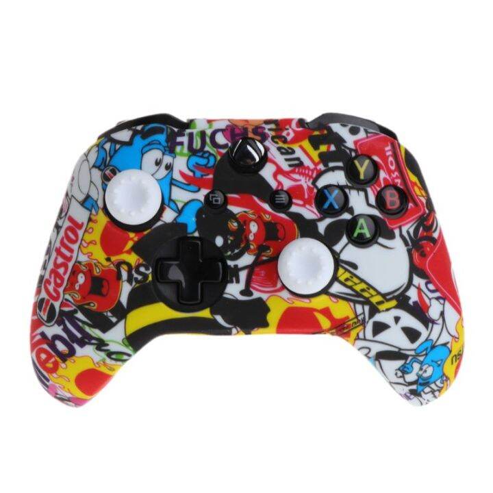 Popular Silicone Gamepad Cover + 2 Joystick Caps For XBox One X S ...