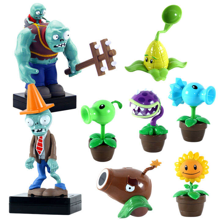 Genuine Plants vs. Zombies Seal Ice Pea Cannibal Flower Iron Barrel ...