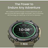 Amazfit T-Rex 2 สมาร์ทวอทซ์สายพันธุ์แกร่ง มาตรฐาน Military Grade ประกันศูนย์ไทย