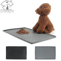 Pet Silicone Pad Waterproof Anti-Slip Spill-Proof Wear-Resistant Feeding Mats Pet Water Food Holder For Dogs Cats