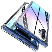 ❦ Odporne na wstrząsy przezroczyste miękkie etui silikonowe do samsunga Galaxy S20 S21 S22 Ultra FE S8 S9 S10 S20 Plus Note 8 9 10 20 Plus A50 A51