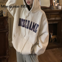 Marquise1997 เสื้อฮู้ด เสื้อแขนยาวอบอุ่น หลวมและสบาย ทันสมัย สบาย ทันสมัย ทันสมัย WWY23000LT 41Z231008