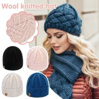 【YD】 Warm Knitted Hat Scarf Caps Warmer Hats Men Outdoor Hiking Cycling Windproof X6S0
