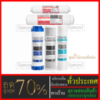 ไส้กรองน้ำมาตราฐาน 5 ขั้นตอนขนาด10นิ้ว ยี่ห้อ Colandas (PP+CTO+GAC+Carbon12"+PCB10")#ราคาถูกมาก#ราคาสุดคุ้ม