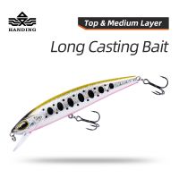 【hot】✐✘ HANDING Floating Fishing Topwater 8.5g/9.8cm 14g/11.8cm UV Casting Hard Bait