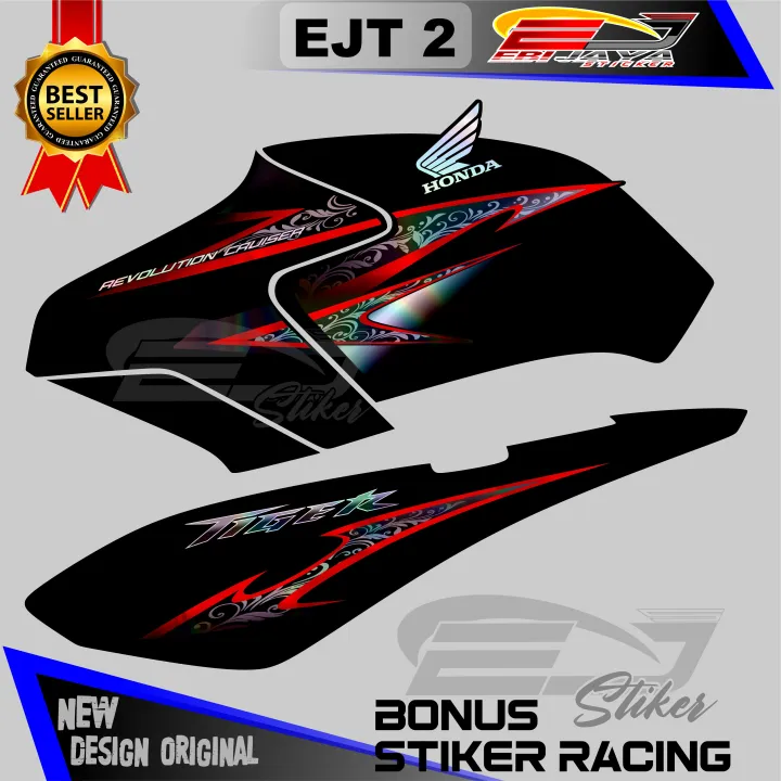 STRIPING TIGER REVO HOLOGRAM , DECALS STRIPING TIGER REVO HOLOGRAM