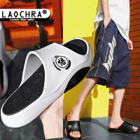 Laochra รองเท้าแตะบุรุษรองเท้าแตะสำหรับผู้หญิงในร่มที่กันลื่นในห้องน้ำ Flip Flops คู่รองเท้าเสริมส้นผู้หญิงผู้ชายรองเท้าแตะในบ้าน