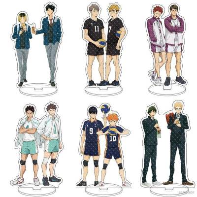 โมเดลฟิกเกอร์อะคริลิค รูปการ์ตูนอนิเมะ Hinata Oikawa 22 Haikyuu สําหรับตกแต่งบ้าน