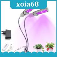 xoia68 Shop Dual Heads LED Grow Light Phyto lamp indoor plants Fitolamp Fitolampy 5V USB Timer indoor growbox for greenhouse grow tent box