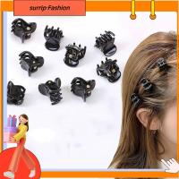 SURRIP FASHION 12Pcs เครื่องประดับศีรษะ คลิปหนีบผม งานทำมือ อะคริลิค ที่หนีบอุ้งเท้า มินิมินิ ที่หนีบผมเล็กๆ ทารกทารกแรกเกิด